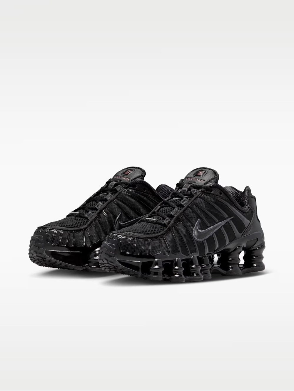 Nike Shox Black / Dark Grey Running Sneakers